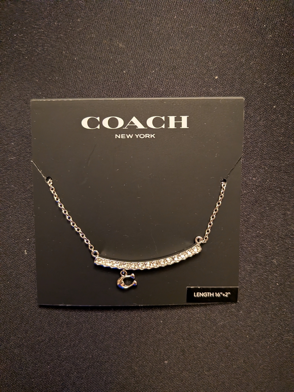 Coach Silver Chain Necklace